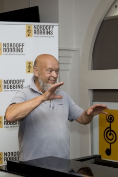 Michael Eavis attends Nordoff Robbins Theraphy Centre 6498.jpg